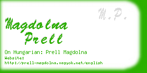 magdolna prell business card